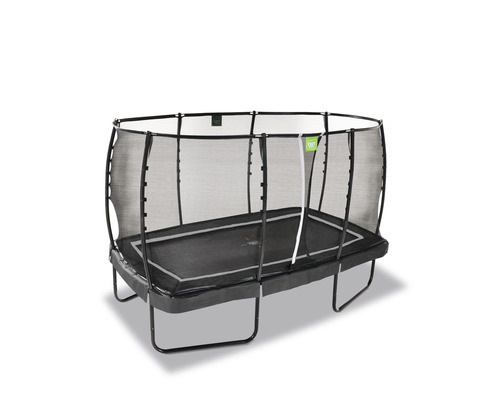 Rechteckiges Gartentrampolin mit Sicherheitsnetz