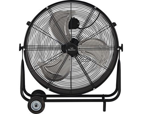 Ventilateur avec roulettes et boîtier métallique