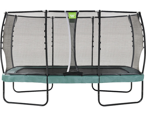 Trampoline EXIT Allure Premium 244 x 427 cm vert rectangulaire