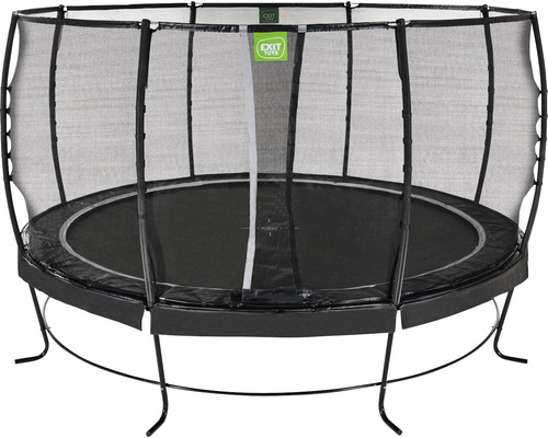 Trampoline de jardin rond avec filet de sécurité