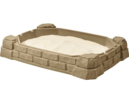 Bac à sable aspect pierre