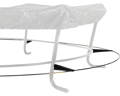 EXIT Butoir pour robot de tonte pour trampolines Lotus et Elegant ø 253 cm Housse et filet de sécurité pour trampoline de jardin