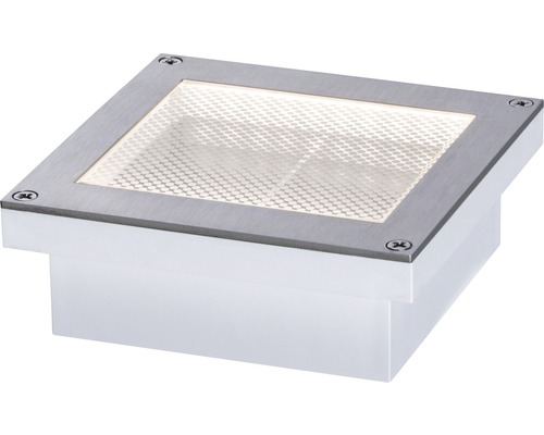 Spot de sol encastrable carré avec cadre en acier inoxydable