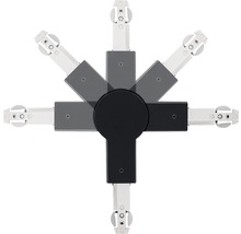 URail connecteur articulé max. 1000W noir mat 230V