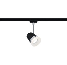 URail Spot conique 1 ampoule noir mat 230V