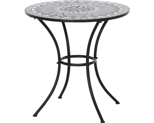 Bistrotisch Siena Garden Como Ø 70 H 71 cm mosaikoptik