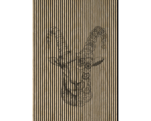 Akustikpaneel digital bedruckt Ibex 1 19x1693x2400 mm Set = 3 Einzelpaneele