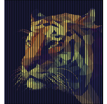 Akustikpaneel digital bedruckt Tiger 1 19x2253x2400 mm Set = 4 Einzelpaneele