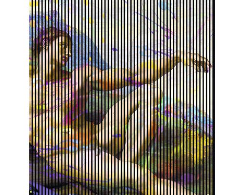 Panneau acoustique impression digitale Michel-Ange 2 19x2253x2400 mm