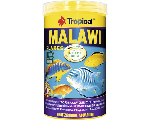 Nourriture pour poissons Tropical Malawi Flakes 1000 ml