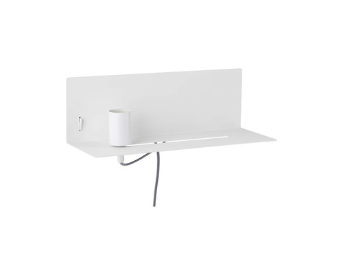 Wandregal mit integrierter Lampe