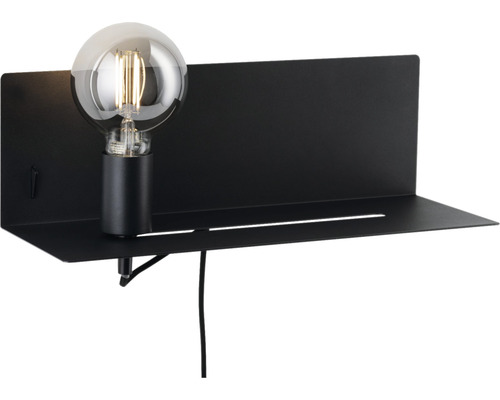 Applique murale avec étagère et ampoule