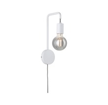 Applique murale blanche avec source lumineuse
