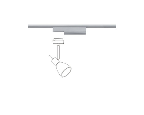 Stromschienenstrahler mit Schiene
