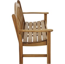 Banc en bois pour le jardin, vue latérale