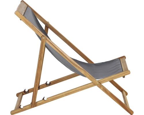 Holzliege mit Stoffbezug
