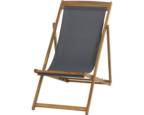 Chaise longue de jardin Aviro gris