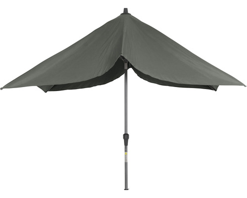 Grauer Sonnenschirm für den Garten