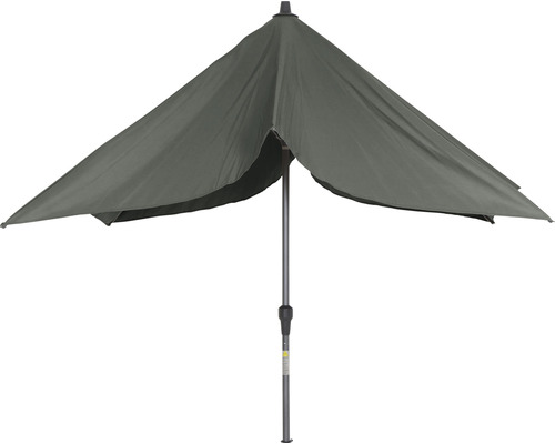 Grauer Sonnenschirm für den Aussenbereich