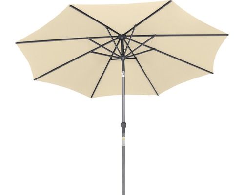 Parasol à manche central Avio Siena Garden Ø 250 cm ecru