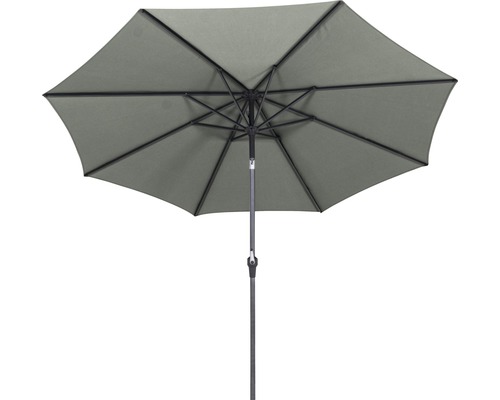 Parasol à manche central Avio Siena Garden Ø 250 cm gris foncé