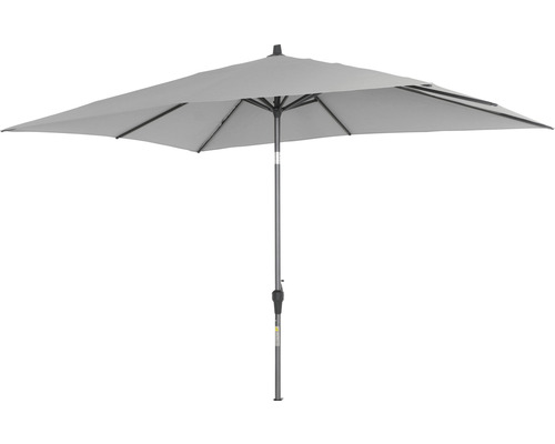 Rechteckiger Sonnenschirm mit Mittelstock für den Aussenbereich