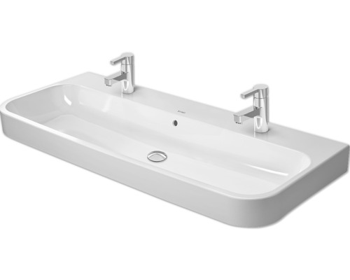 Lavabo double DURAVIT Happy D.2 120 cm blanc 2318120024