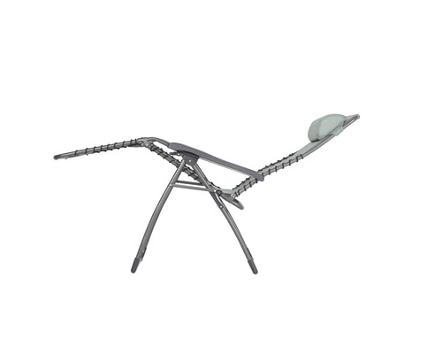 Chaise longue de jardin avec coussin de tête