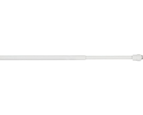 Barre de serrage télescopique press blanc 60-90 cm Ø 10 mm Tringle à rideau de douche extensible