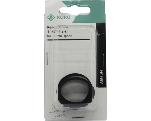 Körö Keildichtung 1 1/4 Zoll hart für 32 Millimeter Siphon in Verpackung