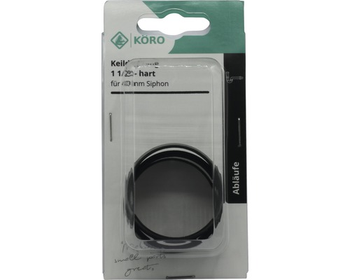 KÖRO Keildichtung 1 1/2 Zoll hart für 40 Millimeter Siphon in Verpackung