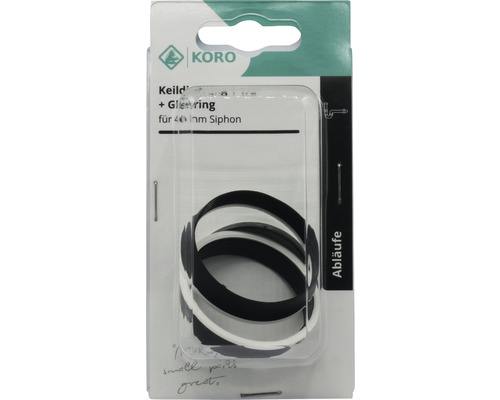 Dichtungsset für 40-Millimeter-Siphon in Verpackung