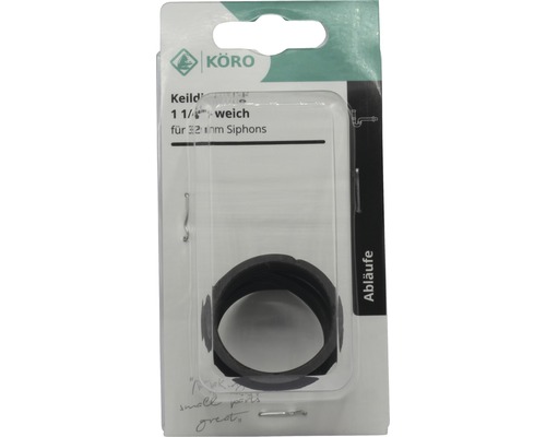 Körö Lippendichtung 1 1/4 inch für 32 Millimeter Siphons in Verpackung