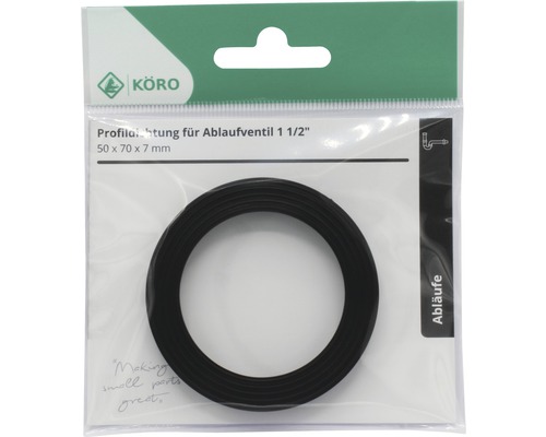 Körö Joint pour soupape d''évacuation 1 1/2 pouce, 50x70x7 mm