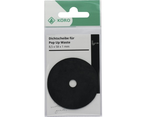 Dichtungsscheibe für Pop-up-Ablaufgarnitur, 8,5 x 58 x 1 mm