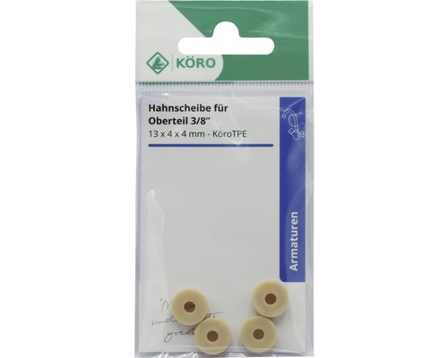 Köro rondelles de robinet pour partie supérieure 3/8 pouce, 13x4x4 millimètres