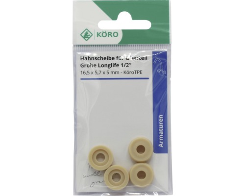 KÖRO Joint de robinet Grohe Longlife 1/2 pouce, 16,5 x 5,7 x 5 mm