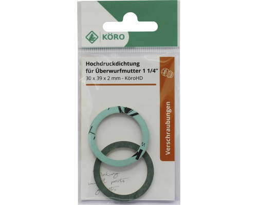 Köro Joint haute pression pour écrou-raccord 1 1/4 pouce, 30 x 39 x 2 mm