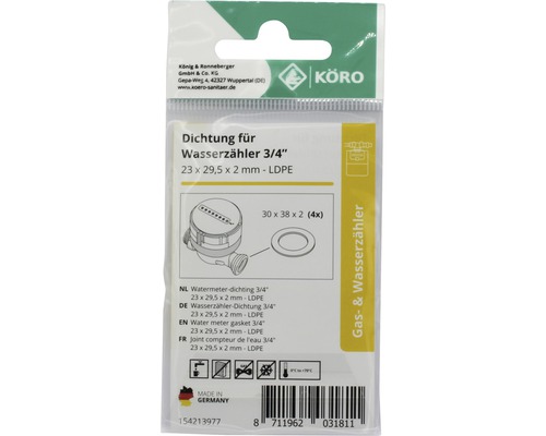 Wasserzählerdichtung 3/4 Zoll im Paket