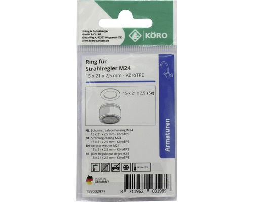 Körö Bague pour régulateur de jet M24, 15x21x2,5 mm