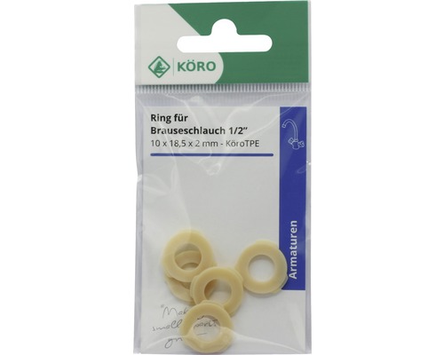 Dichtungsringe für Brauseschlauch, Größe 1/2 Zoll