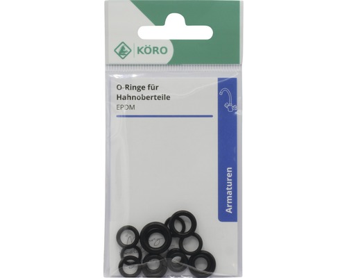 Joints toriques pour robinets, EPDM, en emballage