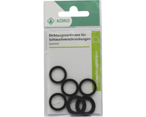 Assortiment de joints en caoutchouc pour raccords de tuyaux