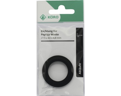 Dichtung für Ablaufgarnitur Pop-Up, Grösse 27,5 x 43 x 4,8 mm