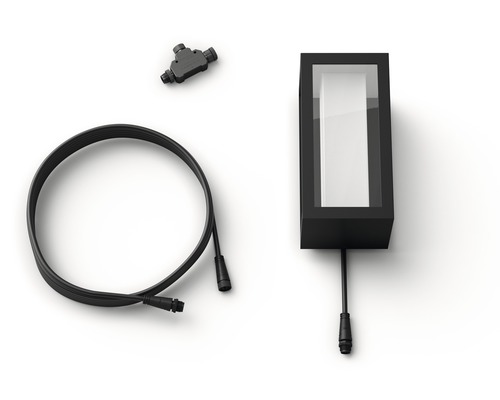 Luminaire d''extérieur avec câble de raccordement et distributeur