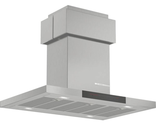 Hotte aspirante en acier inoxydable avec éclairage et panneau de commande