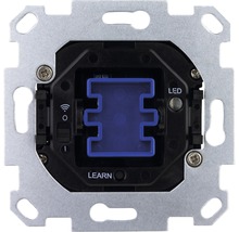 Nahaufnahme eines Schalters mit LED-Anzeige und WLAN-Symbol