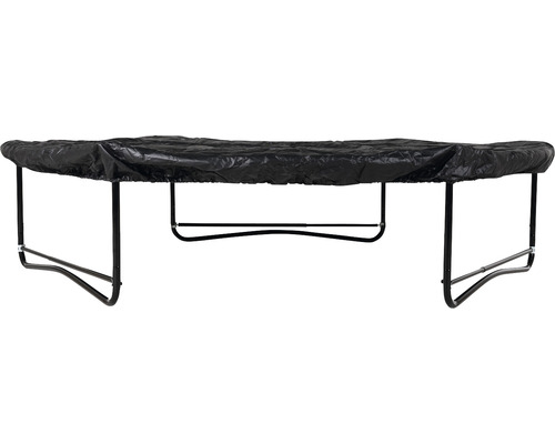 Schwarze Trampolin Abdeckung auf einem Trampolin