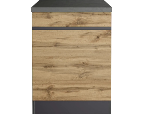 Meuble bas de cuisine avec façade imitation bois