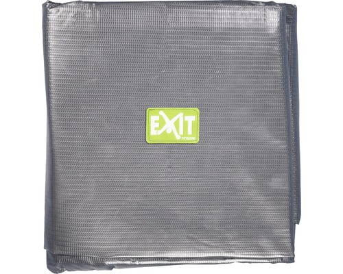 Housse de protection grise pour trampoline avec le logo Exit Toys